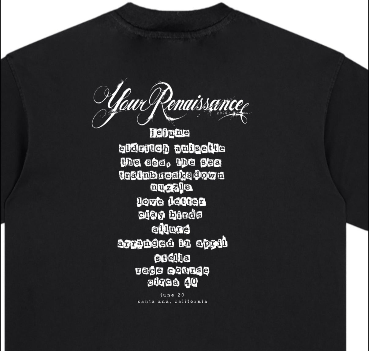 Your Renaissance 2026 Festival T-Shirt